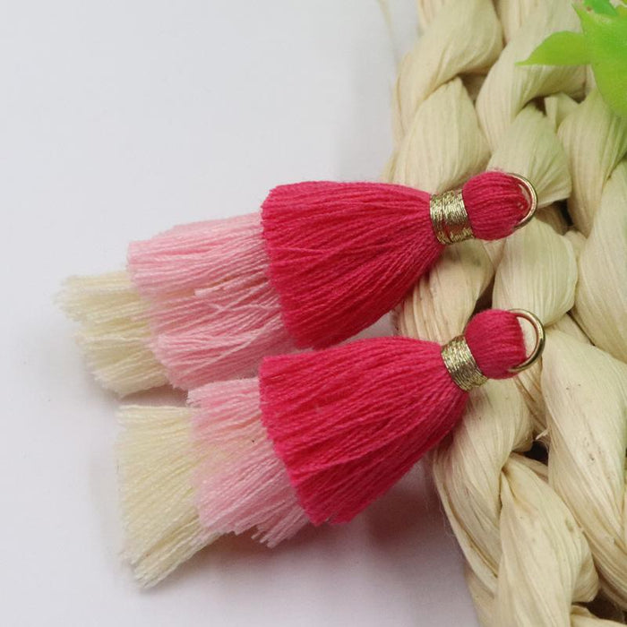 100 Pieces Three-layer Handmade Diy Tassel Pendant