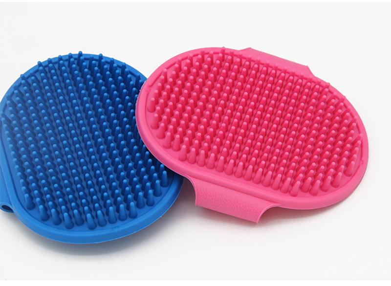 Soft Rubber Dog Brush Comb Cat Bath Brush Rubber Gloves