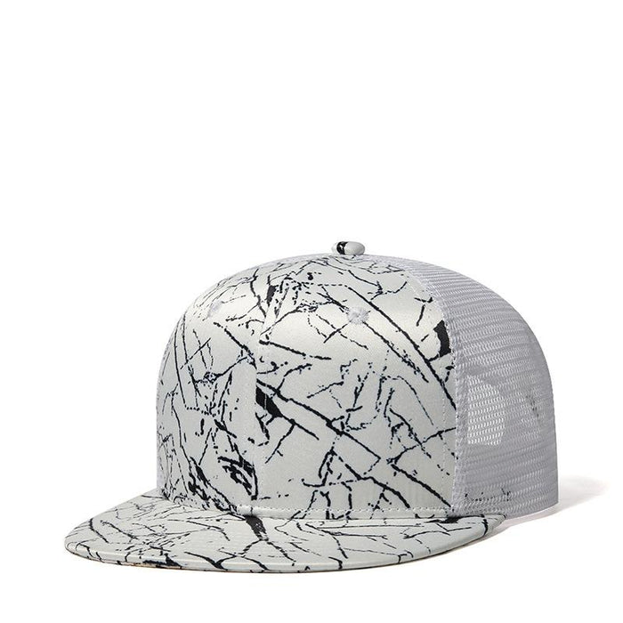 New Hip Hop Fashion Striped Baseball Cap Mesh Cap