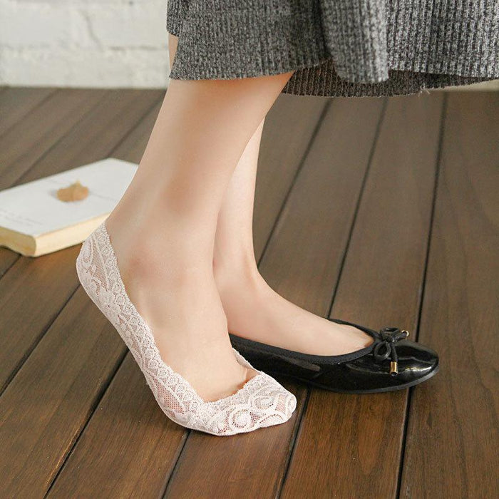 New Lace Invisible Socks Leisure Women's Boat Socks