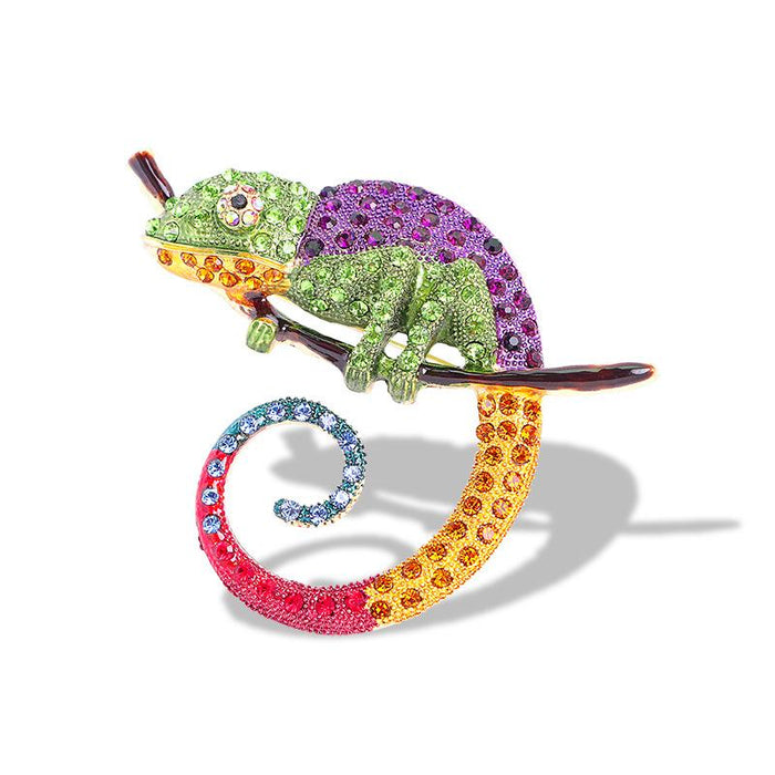 Color Chameleon Brooch Fashion Personalized Pin