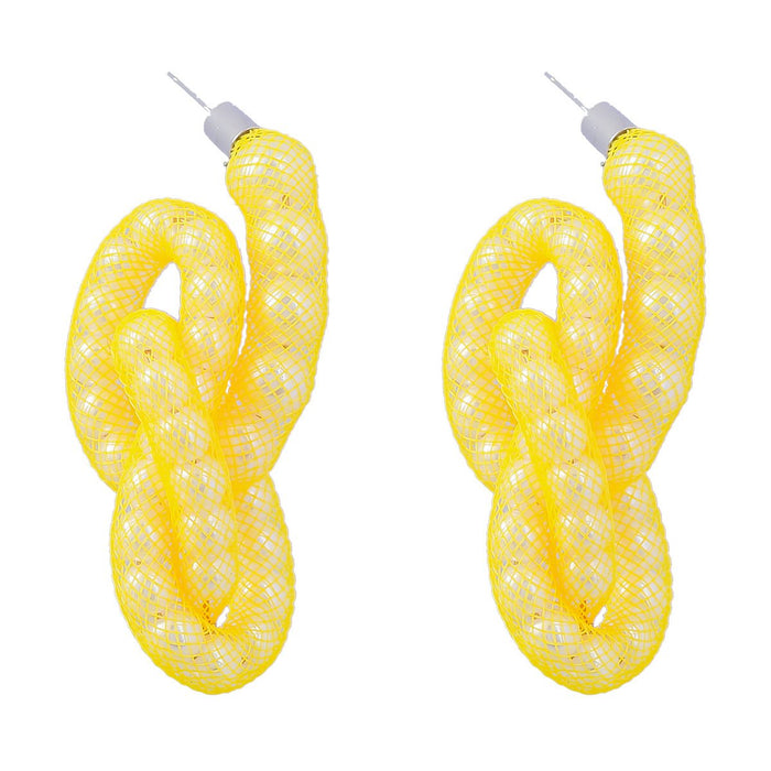 Bohemian Fashion Design Woven Bead Earrings