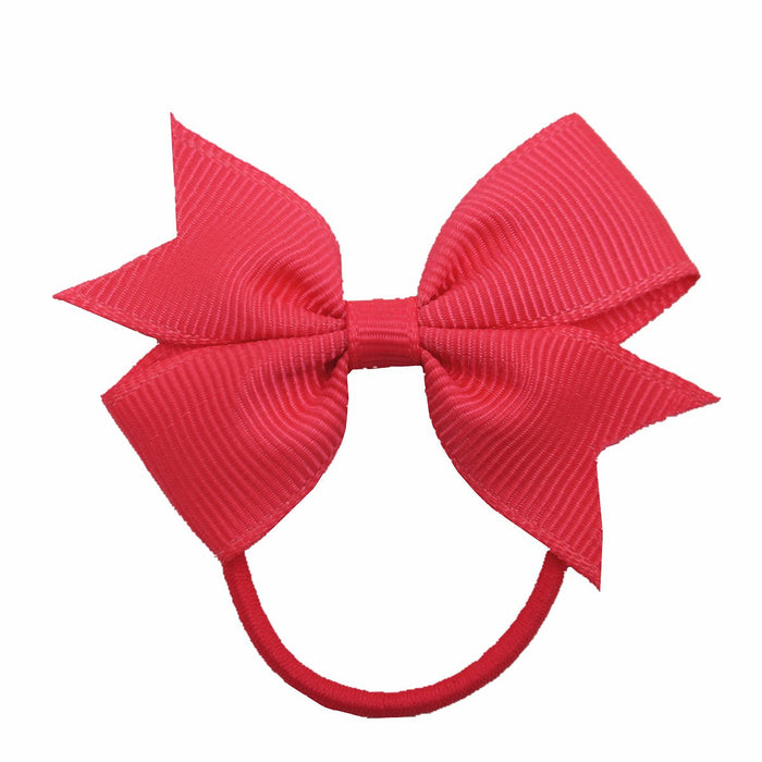 2PCS Children's jewelry bow elastic band