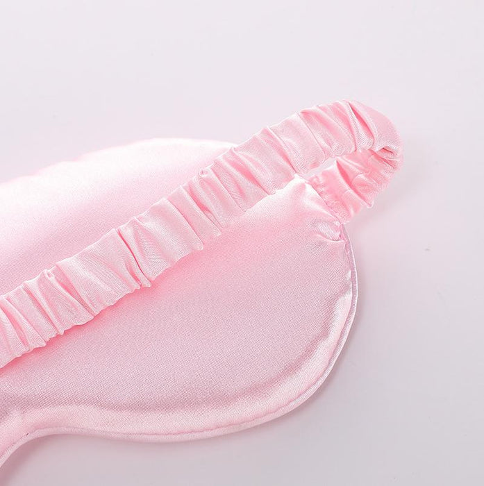 Pure Color Simulated Silk Sleeping Shade Eye Mask