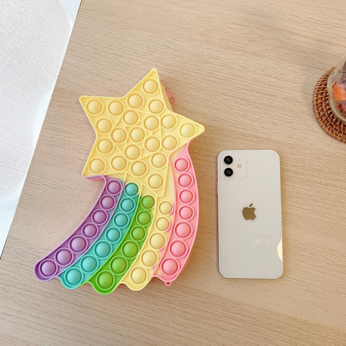 Bow Decompression Color Bag Children's Messenger Bag