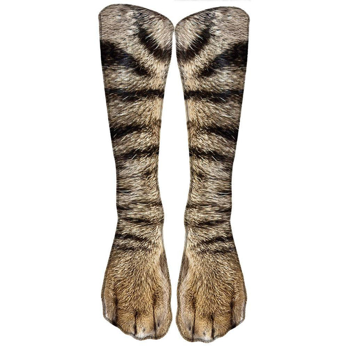 Funny Leopard Tiger Cotton Socks