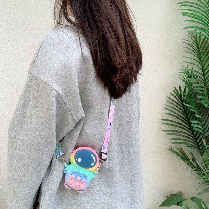 Messenger bag decompression vent toy student bag