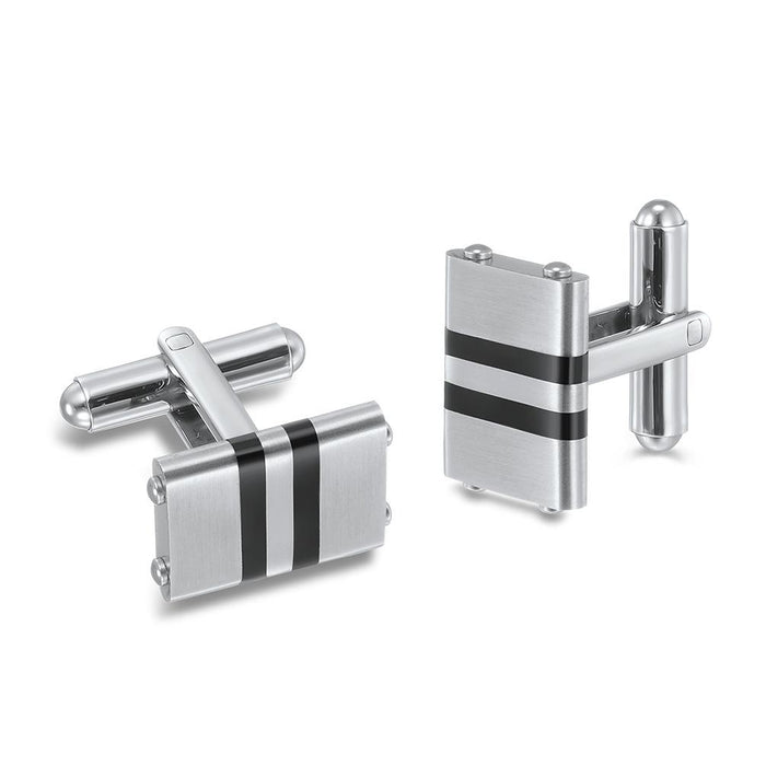 Stainless Steel Combination Solid Men's Suit Shirt Cufflinks