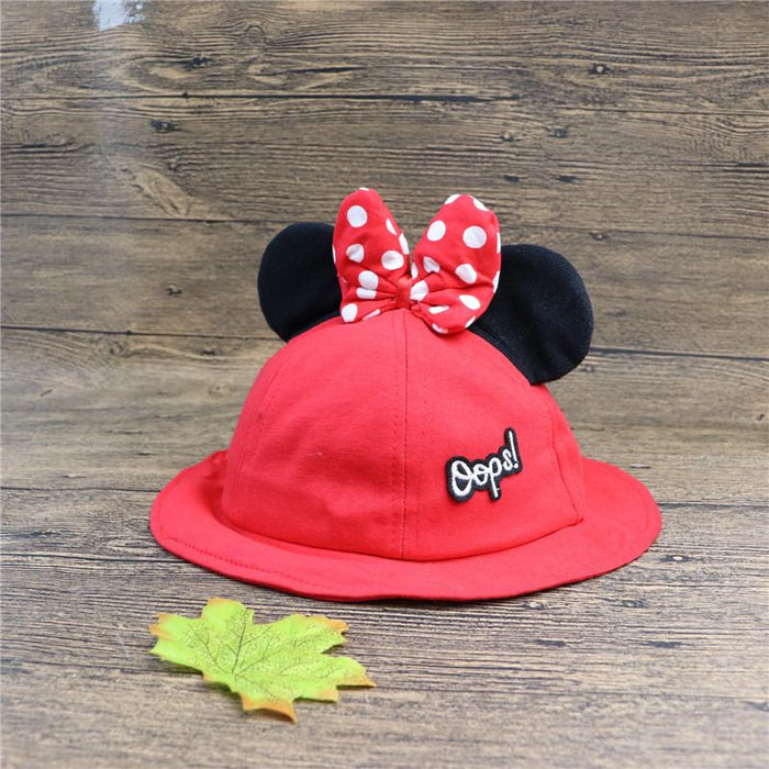 Summer Children's Big Bow Princess Fisherman Hat