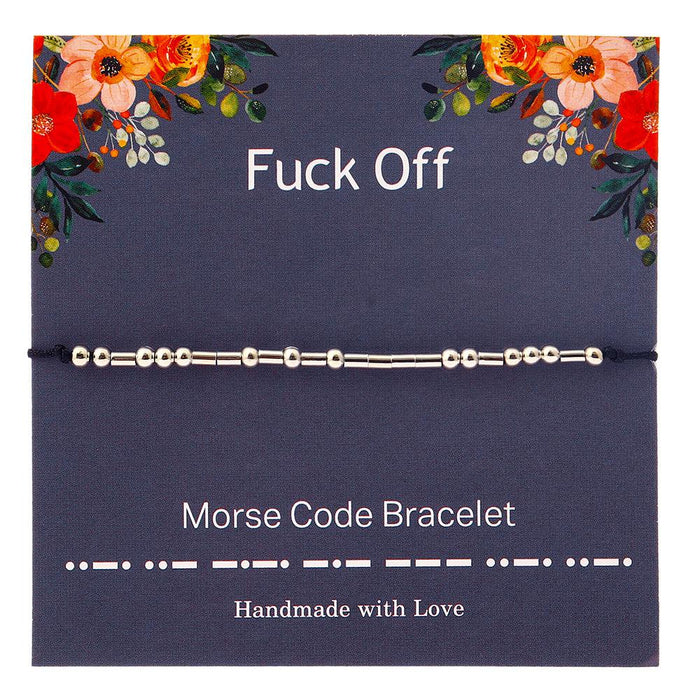 New Packaging Morse Code Letter Bracelet