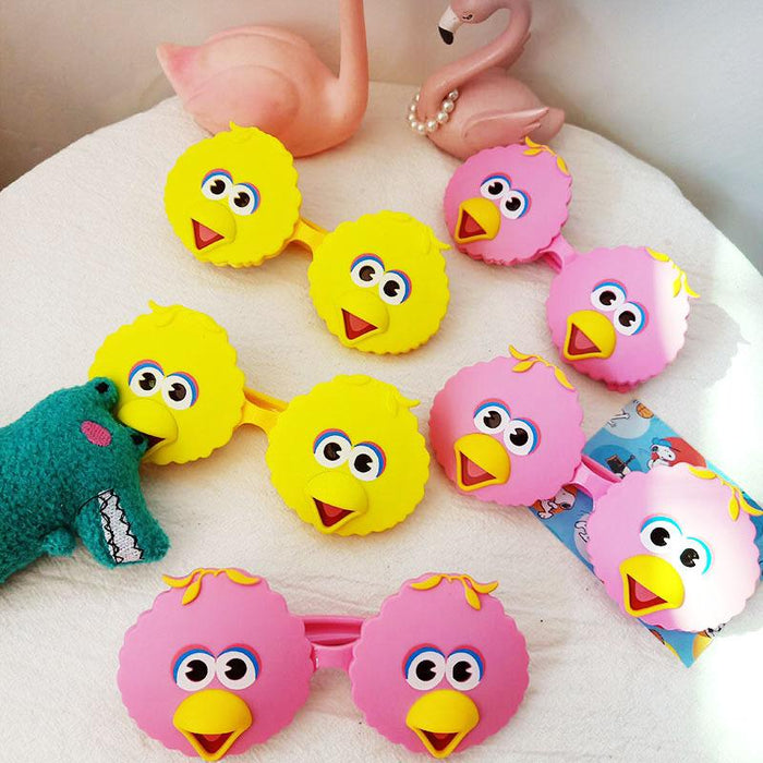 Cute Cartoon Birds Silicone Children's Polarized Sunglasses