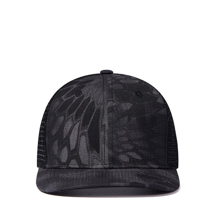 New Summer Camouflage Truck NET Hat Outdoor Black Baseball Cap