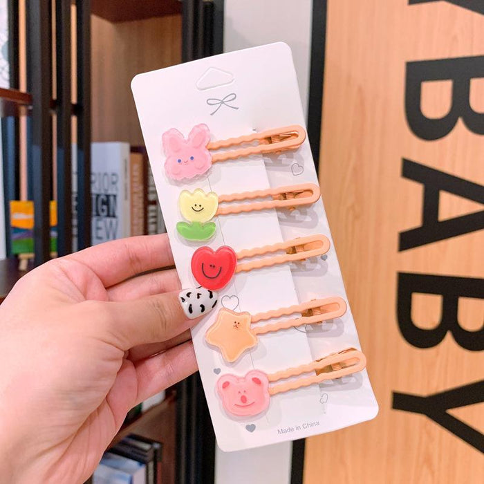 Children's hairpin cartoon headdress hairpin