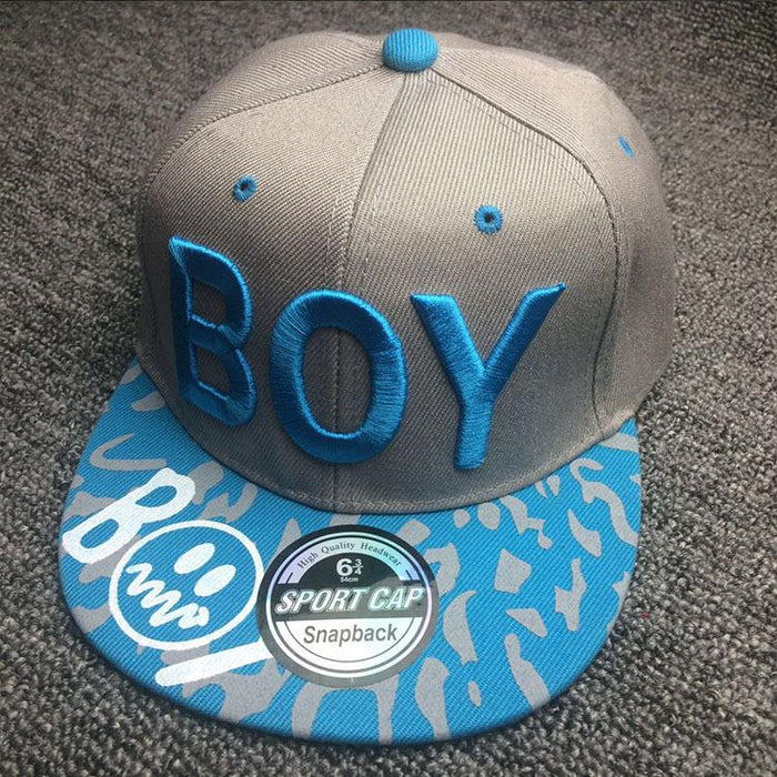 Cool Summer BOY Children's Hip Hop Flat Brim Baseball Sunshade Cap
