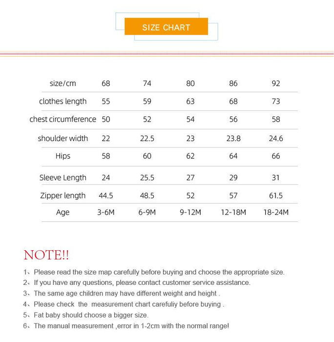 Hooded Zipper Romper Baby Cute Long Sleeved Bodysuit