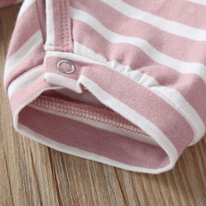 Boys and Girls Newborn Sleeveless Striped Bodysuit