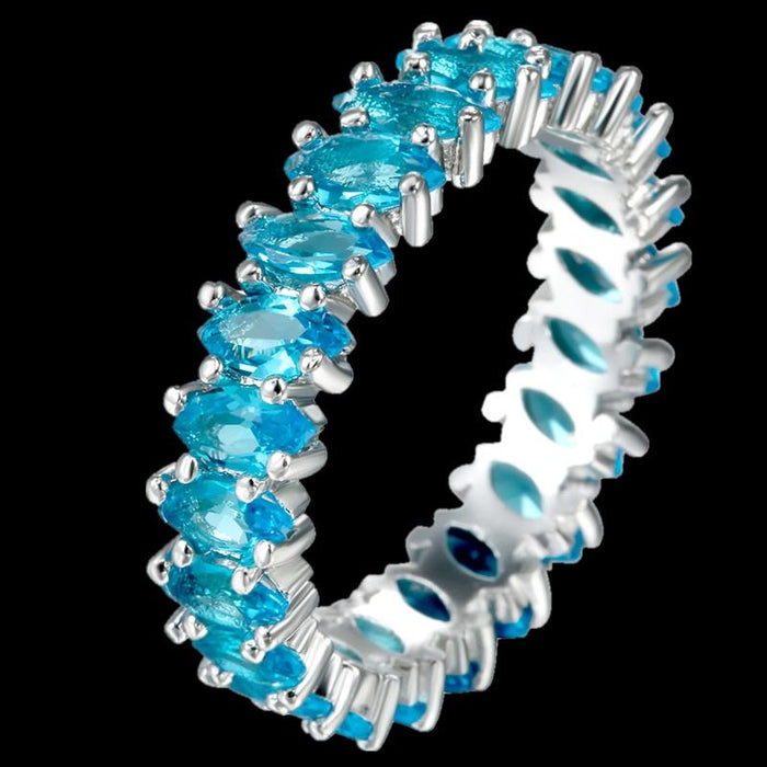 Fashoin Jewelry Women Light Zircon Rings