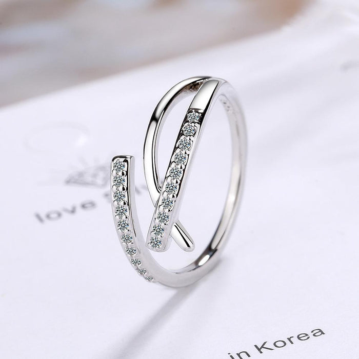New Irregular Creative Open Geometric Ring