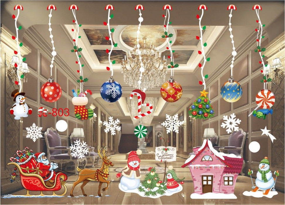 2022 Christmas Window Stickers