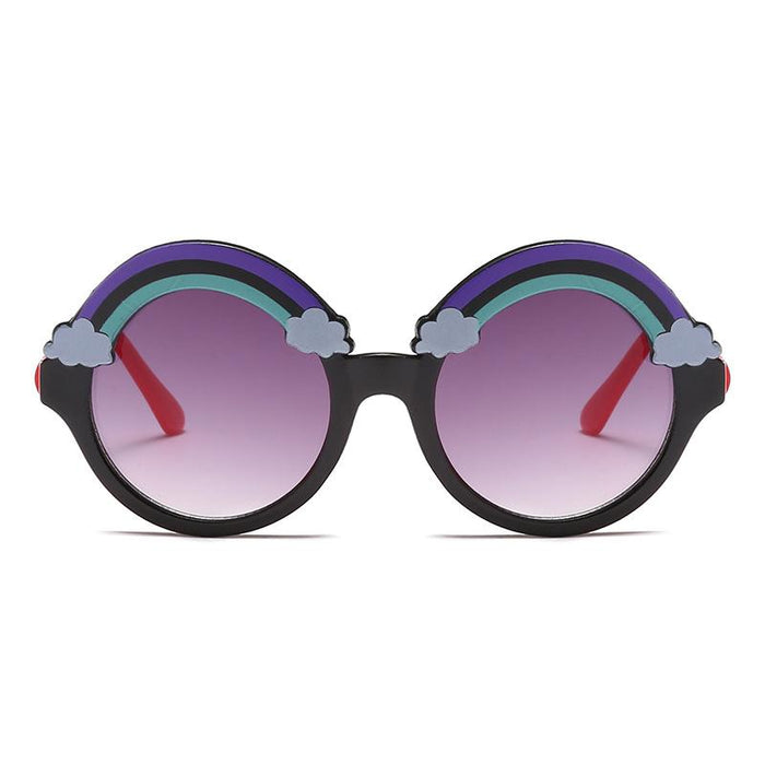 Children's cartoon rainbow animation Sunglasses