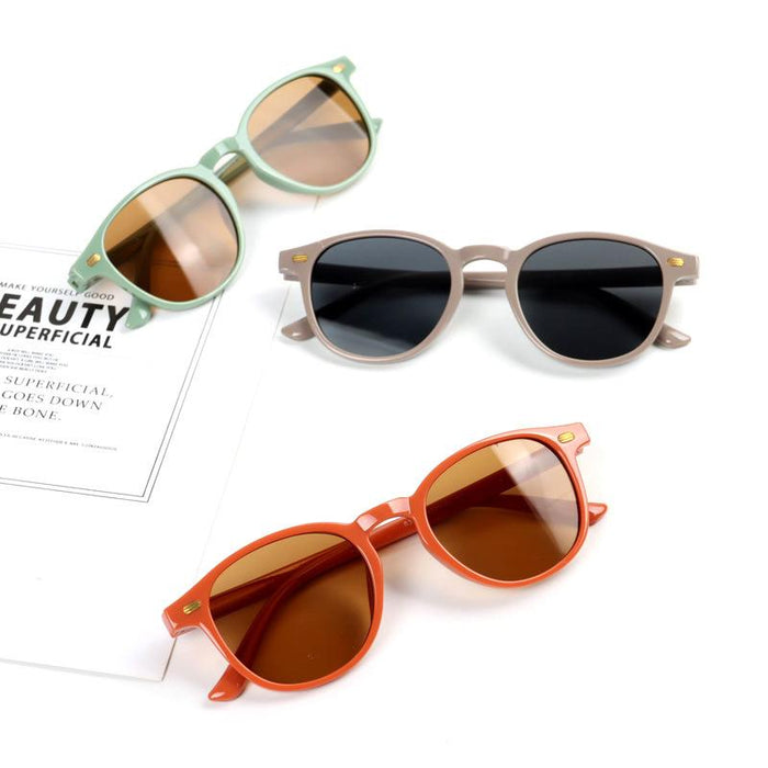 Children's Sunglasses meter nail round frame sunglasses