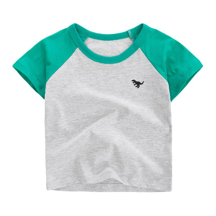 Cotton Round Neck Short Sleeve Summer New Children's T-shirt