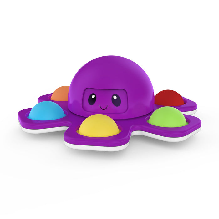 Face-changing Octopus Bubble Music Octopus Spinning Decompression Toy