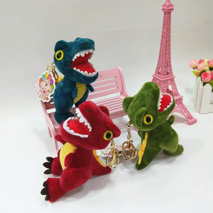 Cartoon Little Dinosaur Pendant Keychain