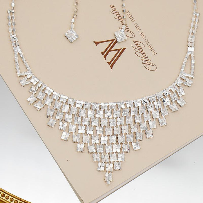 New Ladies Jewelry Necklace Earrings Set