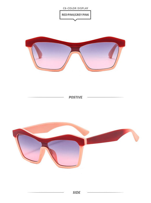 One piece gradient personalized Sunglasses