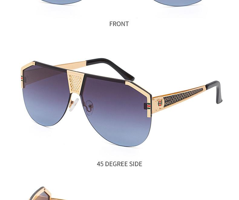 Vintage Large Frame Sunglasses Men's and Women's Glasses