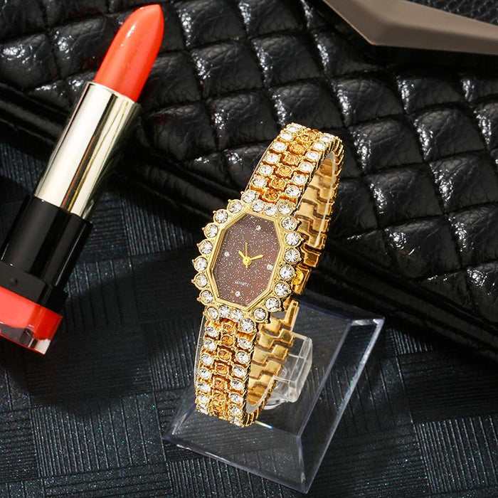 New Stainless Steel Women Wristwatch Quartz Fashion Casual Clock LLZ20799