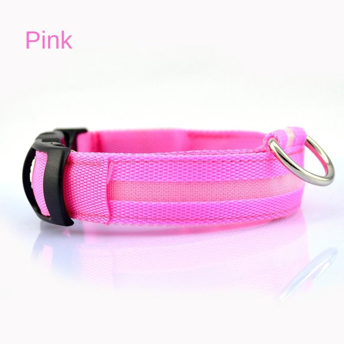 Pet Dog LED USB Rechargeable Collar