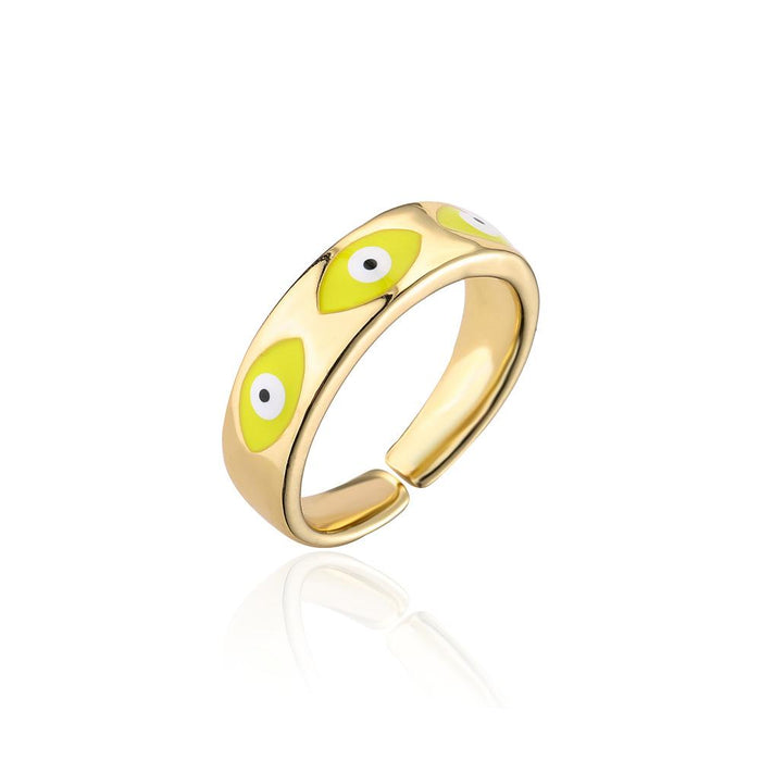 New Fashion Personality Devil's Eye Opening Ring