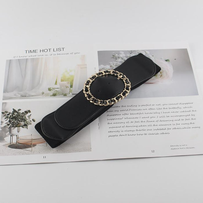 Simple Fashion Women's Decorative Wide Belt