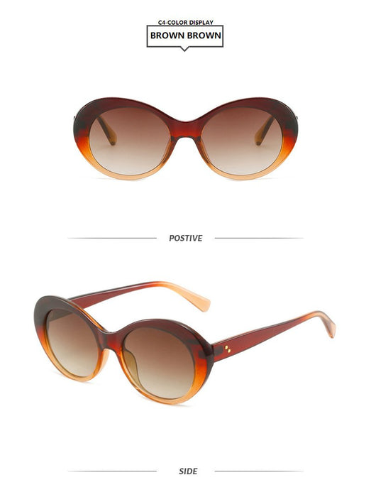 Oval rice nail simple Sunglasses