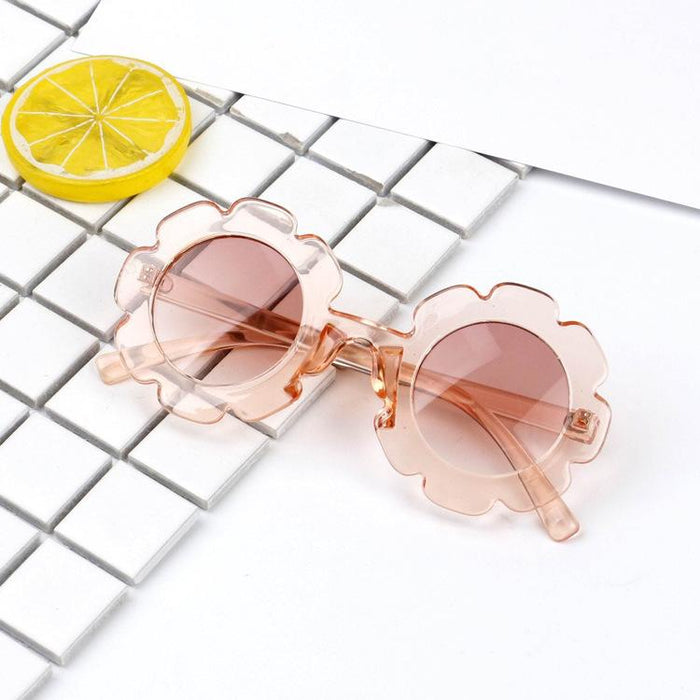 Children's small flower sunglasses and sunglasses