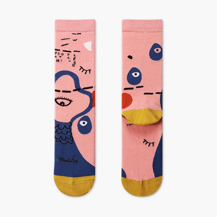 Outdoor Skateboard Sox Winter Creative Abstract Funny Socks