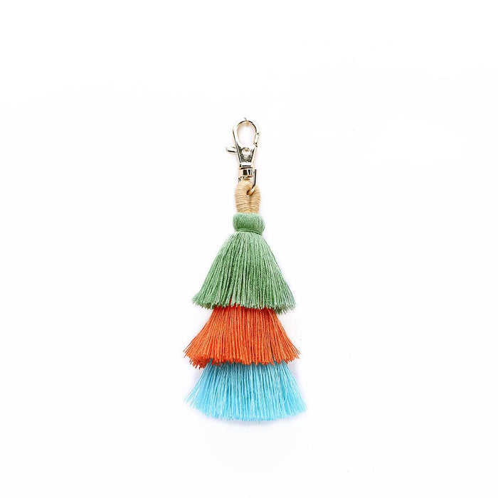 Handmade Creative Pendant Ethnic Style Tassel Keychain