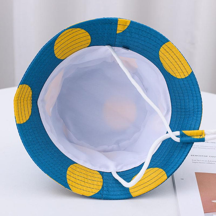 Summer Outdoor Cartoon Print Children's Fisherman Hat