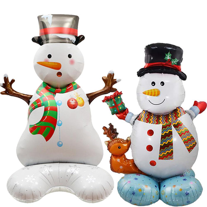 Christmas Foil Santa Claus Snowman Elk Balloons
