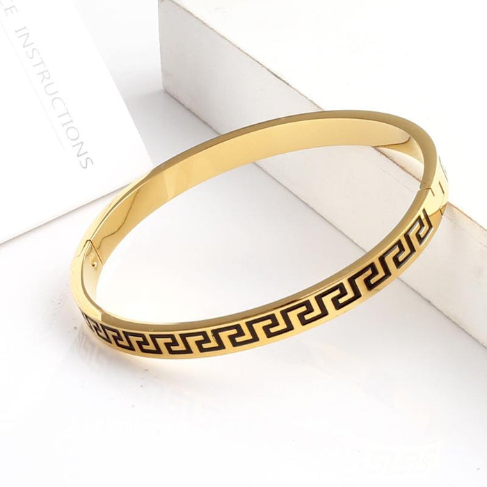 New Fashion Retro Personalized Stainless Steel Bracelet Bangle