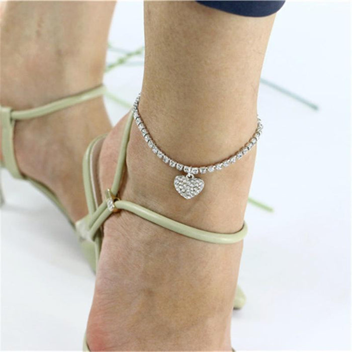 Rhinestone Anklets For Women