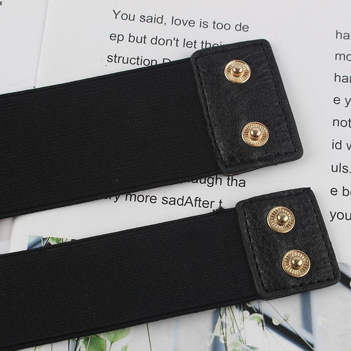 Black Fashion Simple Women's Belt