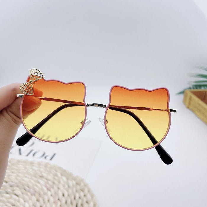 Children's sunglasses metal sunglasses