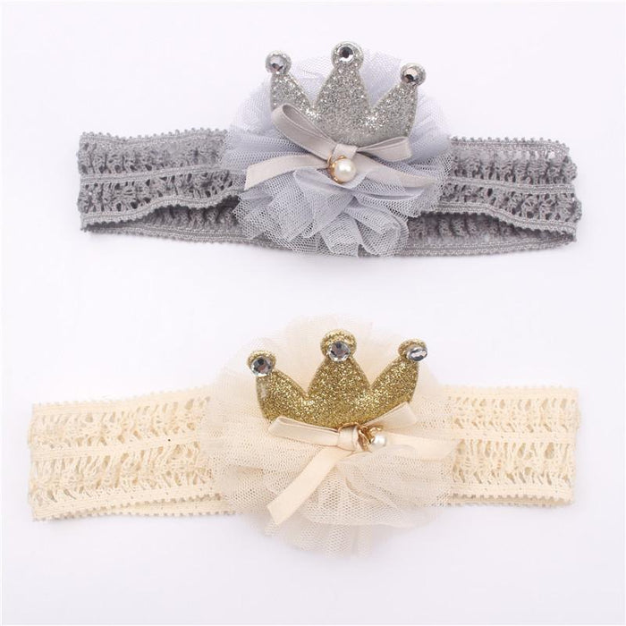Baby's Crown Flower Headdress Hair Band