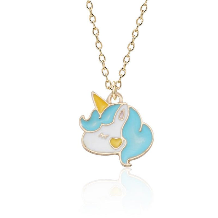 Cartoon Cute Unicorn Necklace