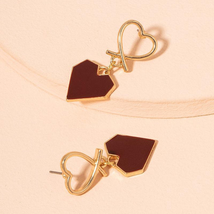 New Personality Asymmetrical Note Women's Earrings