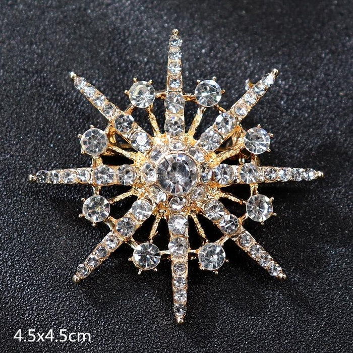 Multi Styles of Exquisite Brooch Vintage Women's Suit Accessories