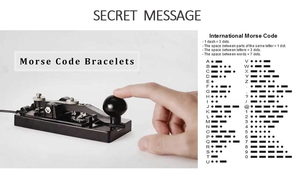 New Packaging Morse Code Letter Bracelet